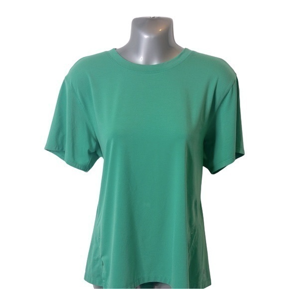 Lululemon Relaxed-Fit Green Running Lightweight T-Shirt Women’s Size 8 - Picture 2 of 10